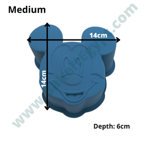 Mickey Mouse Face Silicone Mold (3 Sizes Available)
