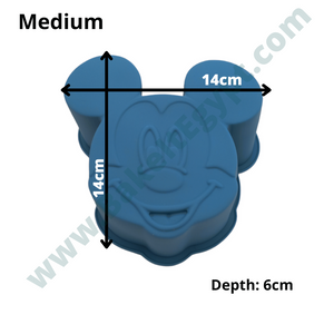 قالب سيليكون لوجه ميكي ماوس (3 أحجام متوفرة)