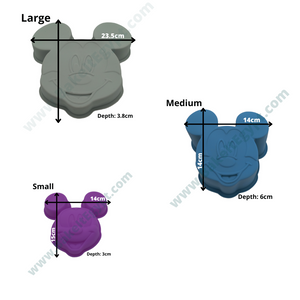 Mickey Mouse Face Silicone Mold (3 Sizes Available)