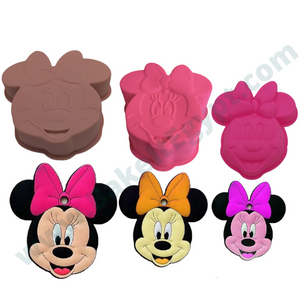 Minnie Mouse Face Silicone Mold (3 sizes available)