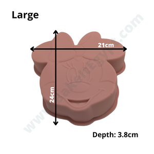 Minnie Mouse Face Silicone Mold (3 sizes available)