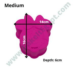 Minnie Mouse Face Silicone Mold (3 sizes available)