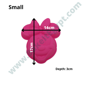 Minnie Mouse Face Silicone Mold (3 sizes available)