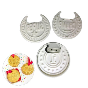 Medal Cutter & Stamp Set (4 Pieces)