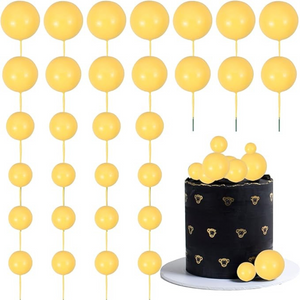 Ball Cake Topper Set (8 Colors Available)