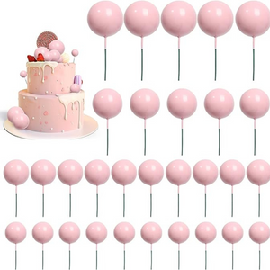 Ball Cake Topper Set (8 Colors Available)