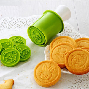 Easter & Eid Cookie Cutter & Stamps Set (6 stamps)