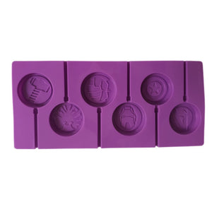 Avengers Lollipop Silicone Mold
