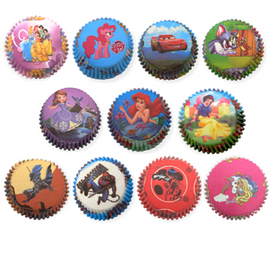 Cartoon Characters Cupcake Liners (11 Styles Available)