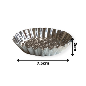 Patterned Aluminum Tart Mold (Set of 6)