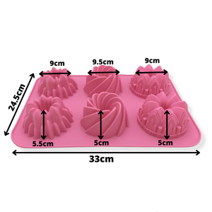 Mini Bundt Cake Silicone Mold