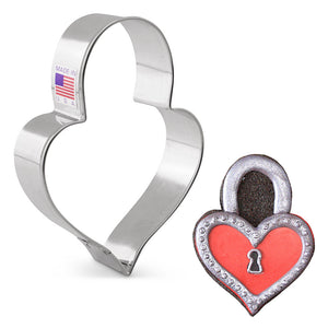 Heart Padlock Cookie Cutter