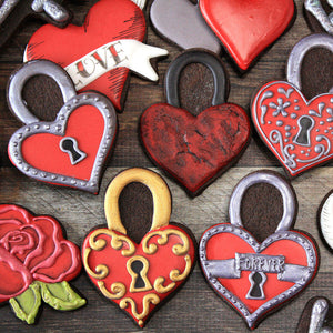 Heart Padlock Cookie Cutter