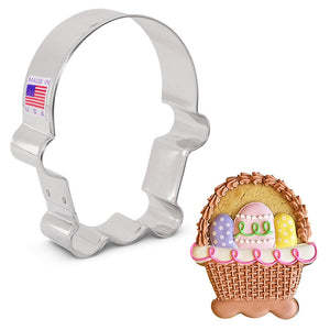 Easter Egg Basket Cookie Cutter