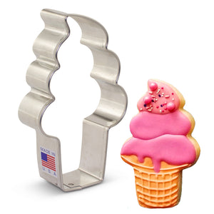 Ice Cream in a Cone Stainless Steel Cutter