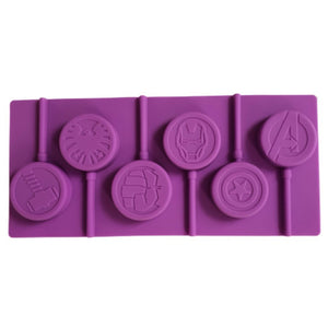 Avengers Lollipop Silicone Mold