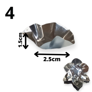 قوالب ألومنيوم تارت وجاتوه ميني - مجموعة من 6 (8 أشكال متوفرة)