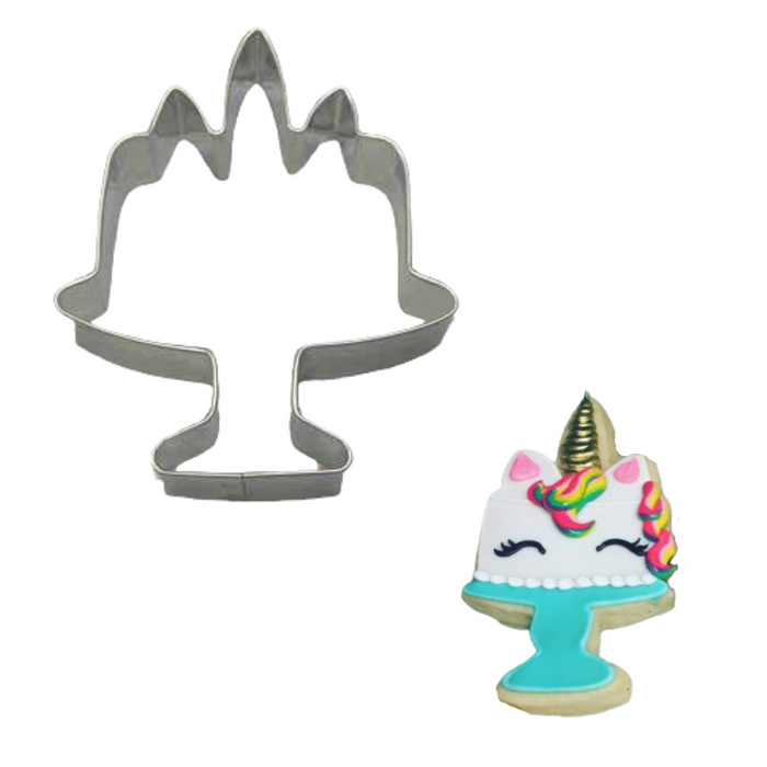 Unicorn Cake Stand Cookie Cutter