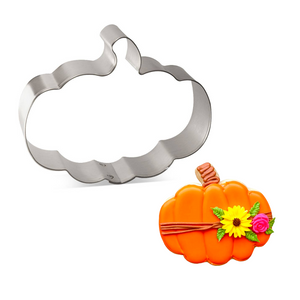 Flat Pumpkin Stainless Steel  Cookie Cutter