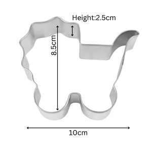 Baby Carriage Stainless Steel  Cookie Cutter