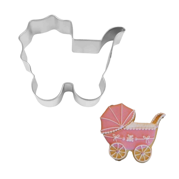 Baby Carriage Stainless Steel  Cookie Cutter