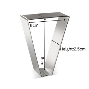 Trapezoid Stainless Steel Cookie Cutter