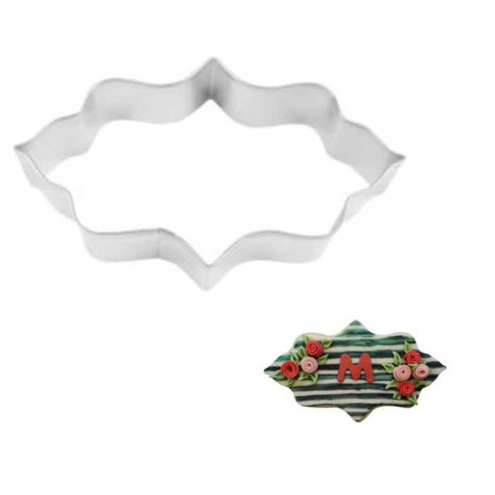 Elongated Frame Plaque Cookie Cutter