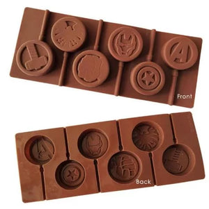 Avengers Lollipop Silicone Mold
