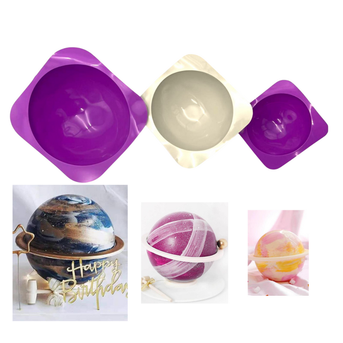 Half Sphere Silicone Mold (3 sizes available)