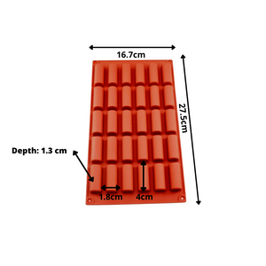 Mini Cylinders Silicone Mold