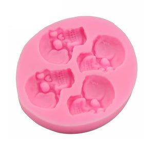 Skulls Silicone Mold