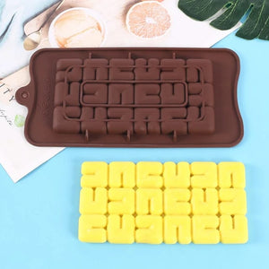 C Shape Chocolate Bar Silicone Mold