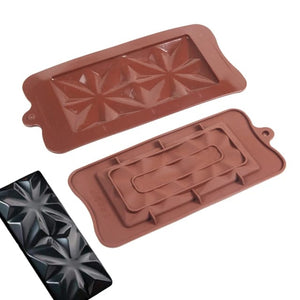 Star Flower Chocolate Bar Silicone Mold