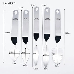 Feather and Leaf Knife/Spatula (5 Shapes Available)