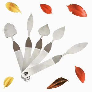 Feather and Leaf Knife/Spatula (5 Shapes Available)