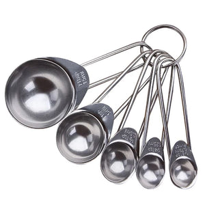 Stainless Steel Measuring Spoons (5 Pieces)