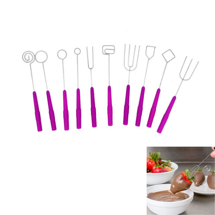 Dipping Forks Set (10 Pieces)