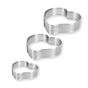 Perforated Heart Ring Set (3 Pieces)