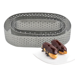 Perforated Eclair Ring Set ( 3 pieces )
