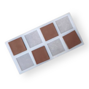 Square Chocolate Garnish Silicone Mold