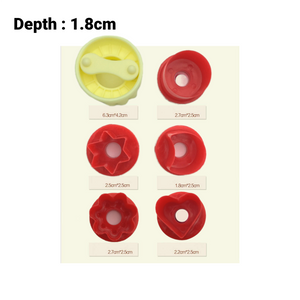 Plastic Cutter With 4 Changeable Heads