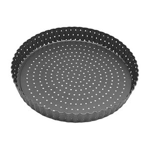 Perforated Non Stick Tart Pan With Removable Base (3 sizes Available)