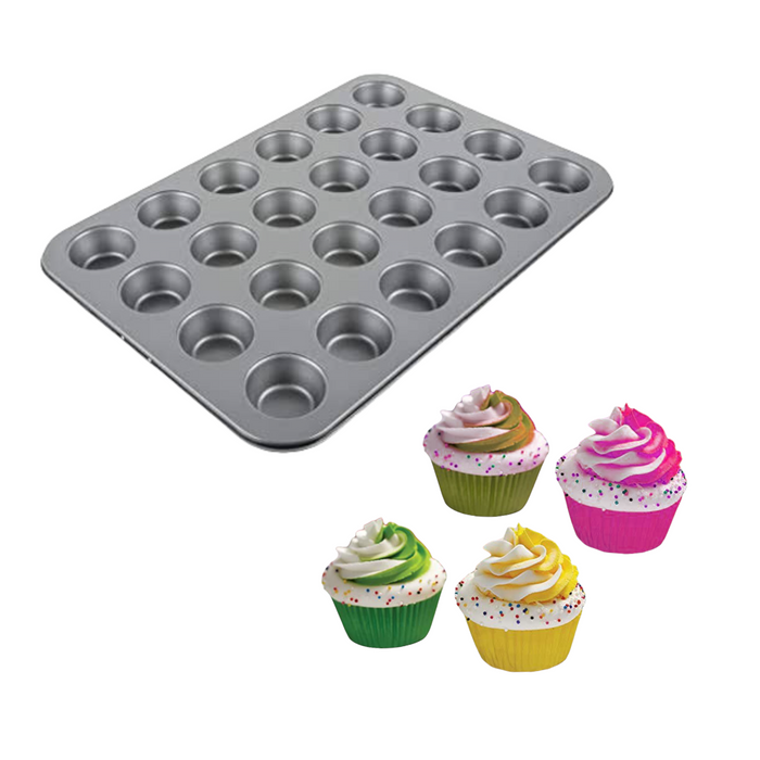 Mini Cupcake & Muffin Pan (24 Cavities)