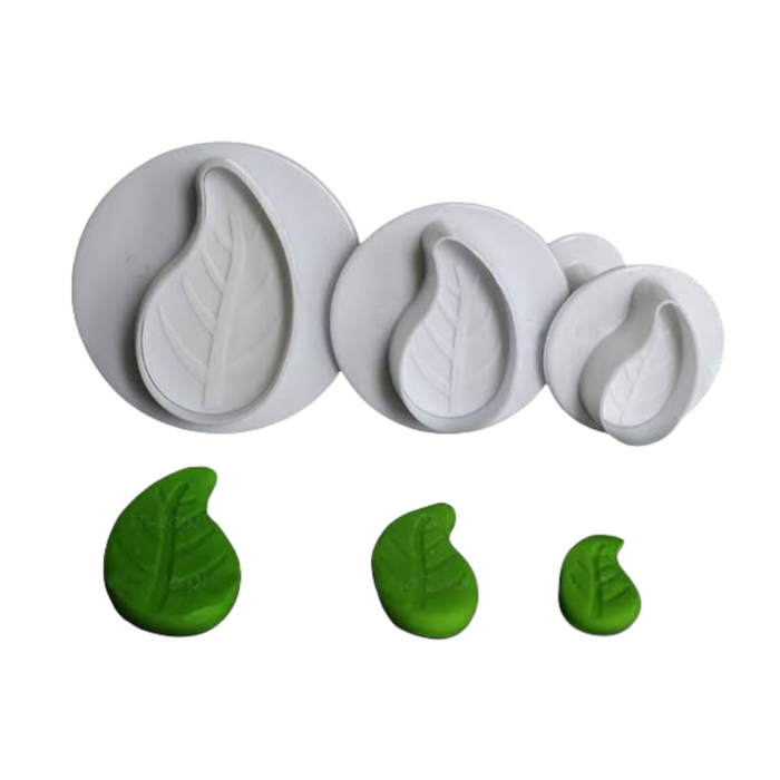 Curved Leaf Plunger Cutters (set of 3)