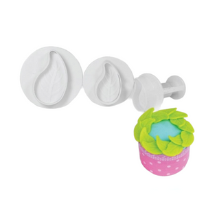 Curved Leaf Plunger Cutters (set of 3)