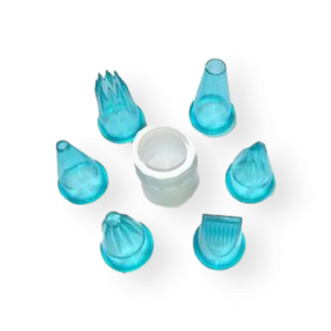 Silicone Piping Bag with 6 Tips