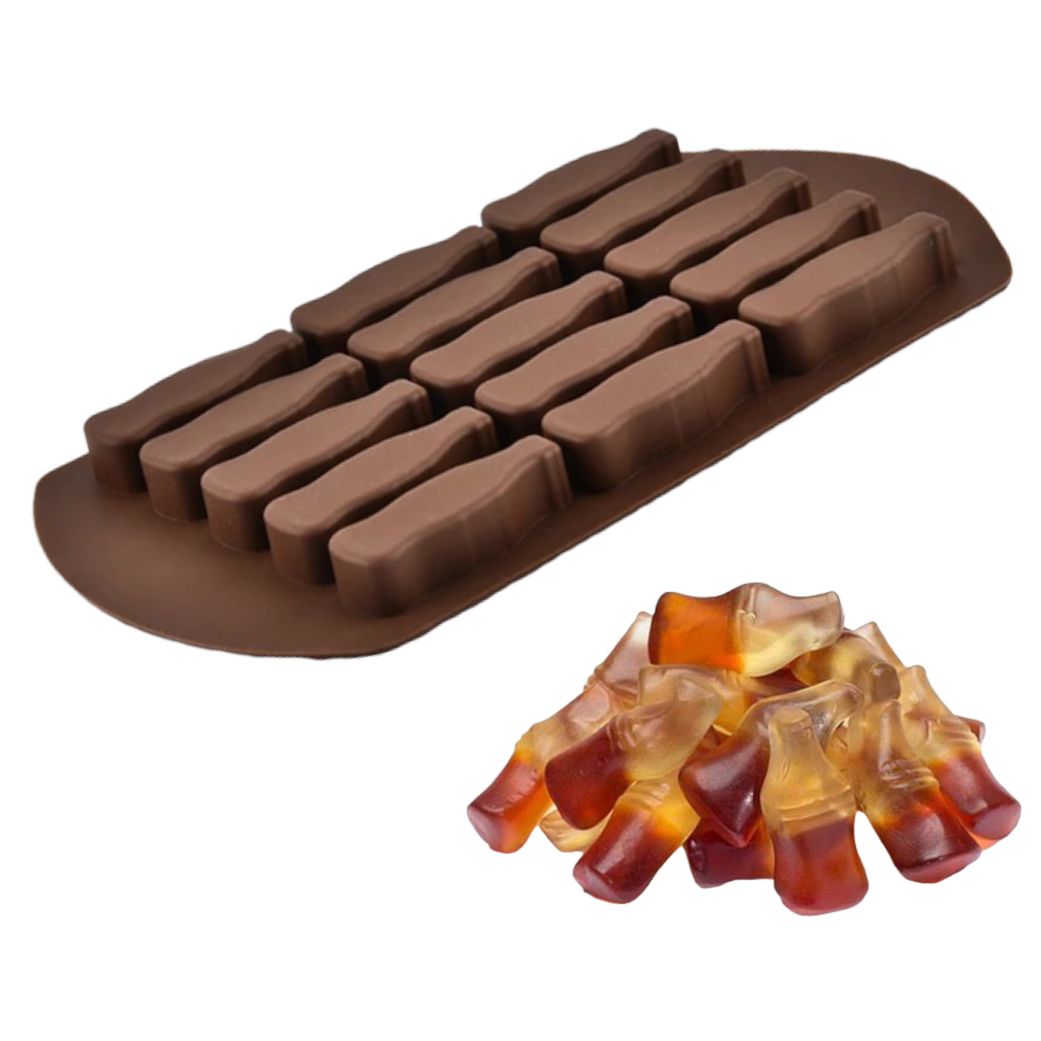 3D Popcorn Vormige Siliconen Mal Candy Chocolade Jelly Cake Maken Mallen Diy12 Holten Zeep Bakken Mould Gereedschap