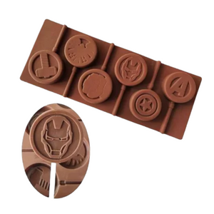 Avengers Lollipop Silicone Mold
