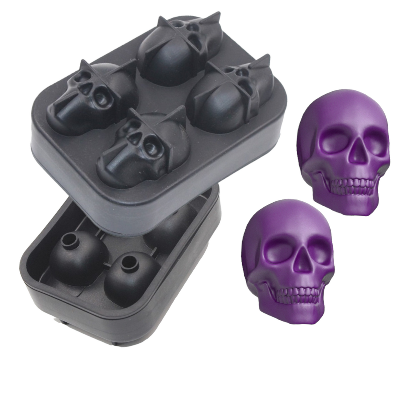 Silicone Skull Mold Baking