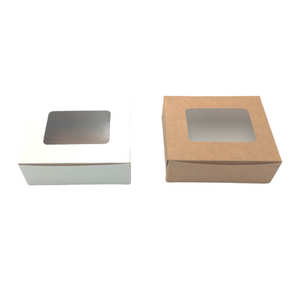 Small Rectangle Double Sided Disposable Biscuit & Cookies Box